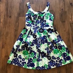 Blue Floral Dress